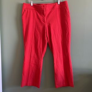 Ann Taylor loft - size 16t - coral orange/red) capris